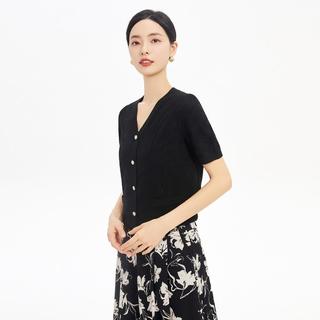 娜尔思 V领针织衫