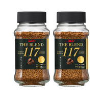 UCC 117黑咖啡粉多瓶装 原装进口纯正美式咖啡 117两瓶共140g(25.11生产)