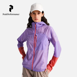 PeakPerformance PEAK PERFORMANCE壁克峰Vislight彩壳女子防风衣一键收纳风壳® 雾藤紫 / 芍药粉 M