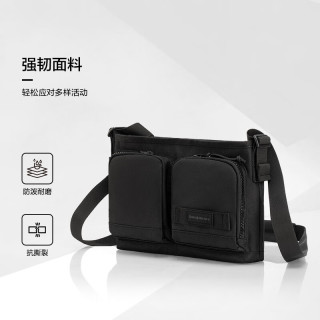 开学好物、PLUS会员：新秀丽 单肩斜挎旅行包 多功能轻便大开口 UJ9