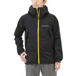 mont·bell 雨行者 轻量化户外透气 单层硬壳冲锋衣 1128661 男款 石墨色 S
