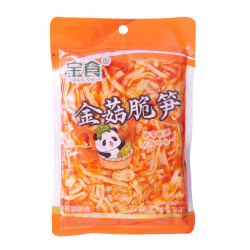 宝食 金菇脆笋320g 即食下饭菜开味雪菜即食小菜咸菜酱腌菜