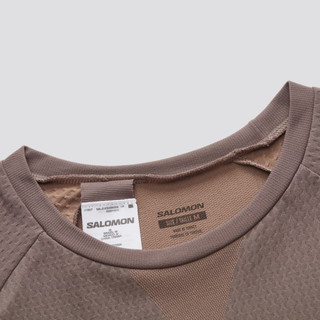 萨洛蒙 SENSE AERO SEAMLESS TEE 紧身长袖T恤 铁灰色 L