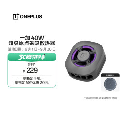 一加 40W超级冰点磁吸散热器 深空银