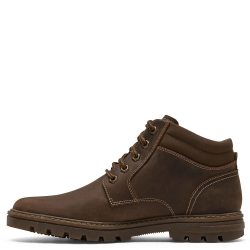 Rockport 男士 天气或非尖头靴 切尔西靴 高帮踝靴 休闲 防水 Weather Or Not Plain Toe Boot New Tan LeatherSuede 9.5 Wide