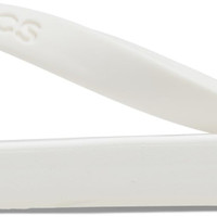 Crocs 卡骆驰 男女通用 Crocs 人字拖 凉鞋 人字拖 防水 White 尺码10 Women8 Men