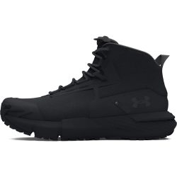 Under Armour 安德玛 12岁-21岁 男性 Charged Valsetz 军事和战术靴 6英寸 战术 (001) BlackBlackJet Gray 尺码9