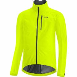 GORE WEAR 男式 骑行夹克 Gore-tex Paclite 夹克 防水 Neon Yellow 尺码Large