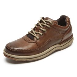 Rockport 男性 World Tour Classic 步行鞋 步行 Brown Leather 尺码8
