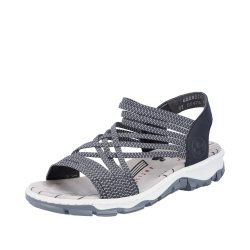 Rieker 女式 6888 徒步凉鞋, Blau, 3 UK