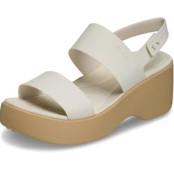 Crocs 卡骆驰 女式 Brooklyn Sky 高跟凉鞋, Frappé 腰果