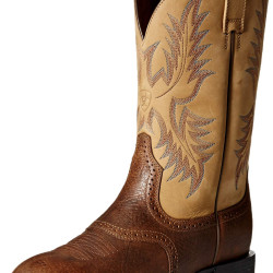 ARIAT 男性 西部靴 Tumbled BrownBeige 尺码10 Wide