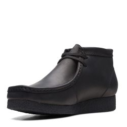 Clarks 男性 shacre boot 切克靴 高帮踝靴 时尚休闲 不防水 Shacre Boot Black Leather 8