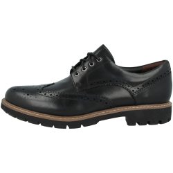 Clarks Batcombe Wing 男士布洛克皮鞋,黑色,39.5 (UK 6)
