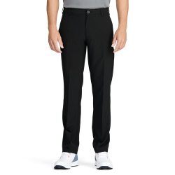 IZOD 男士高尔夫修身弹力长裤,黑色//白色,32W x 32L