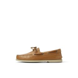 Sperry 男式 Authentic Original 双眼船鞋, 奶油色