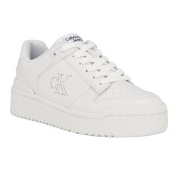 CALVIN KLEIN 女性 时尚运动鞋 Ashier kcASHIER White 140 尺码9