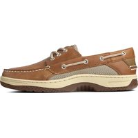 Sperry 男士皮质船鞋 三眼系带设计 全粒面皮革 360度系带系统 舒适缓震中底 干邑 7