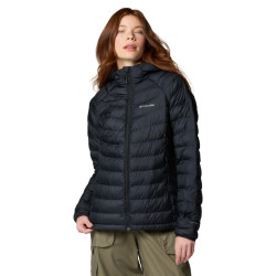 Columbia 哥伦比亚 女式 运动外套 Omni-Heat Omni-Shield Powder Lite Ii Hooded Jacket Black Medium