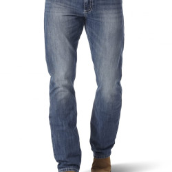 Wrangler 男士 20X No. 42 复古小喇叭牛仔裤,Light Blue,36W x 32L