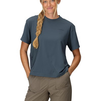 MARMOT 女式 Airexchange UPF 50 短袖圆领, Thunderhead
