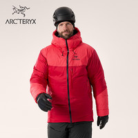 ARC'TERYX ALPHA PARKA 保暖 男子 羽绒大衣 浅雀跃红/雀跃红 L