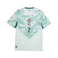 PUMA 彪马 男式 FA 葡萄牙客场球员球衣复制品, Puma 彪马白绿泻湖