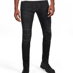 G-Star RAW 5620 男士 3D 紧身牛仔裤，拉链膝盖:全新黑暗时代，32 x 32（宽 x 长）