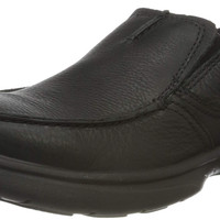 Clarks 男士 Bradley Free 拖鞋, Blk Tumbled Lea, 39.5 EU