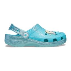 Crocs 卡骆驰中性款儿童冰雪奇缘艾莎经典木屐 K 木鞋, 彩色