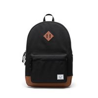 Herschel 青年传统背包, 黑色/马鞍棕