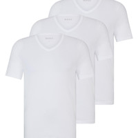 BOSS HUGO BOSS Vn 3p Co 男士T恤 新白色 M码