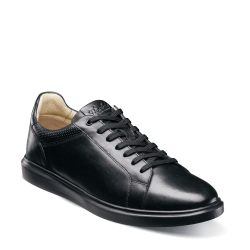 Florsheim 男式 社交系带运动鞋, 黑色/黑色