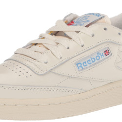 Reebok 锐步 女式 Club C 85 复古 LZH24 步行鞋 柔软 俱乐部 ChalkAlabasterSky Blue 尺码9