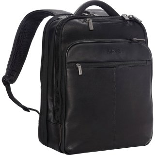 Kenneth Cole REACTION 曼哈顿通勤背包 可装16英寸笔记本电脑和平板电脑,黑色