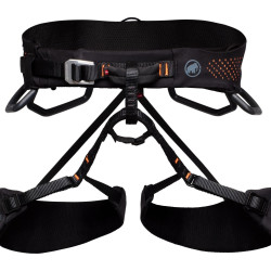 Mammut 猛犸象 Comfort Fast Adjust 男士攀岩带,黑色安全橙色,M 码