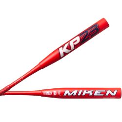 MIKEN | 2025 | KP23 慢投垒球棒 | USSSA | 12.5 英寸(约 31.8 厘米)棒 | 最大负载 | 2 件 | 25 盎司
