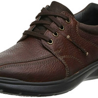 Clarks 其乐 男士 Cotrell Walk牛津鞋德比鞋 舒适低帮皮鞋 步行休闲 Tobacco 7