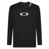 Oakley 男式 自行车骑行服 自由骑行回收长袖T恤 圆领 长袖 宽松版型 Black X-Large