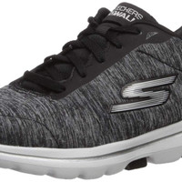 Skechers 斯凯奇 女式 go walk 5 true 15905 步行鞋 轻便 Go Walk 5 True BlackWhite 6