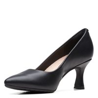 Clarks 适合成人 女性 kataleyna gem 26171219 鞋跟鞋 透气 Kataleyna Gem Black Leather 6 Wide