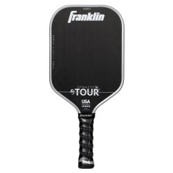 Franklin Sports 专业碳纤维匹克球拍 16毫米聚合物核心 美国协会认证 加长手柄