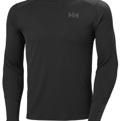 Helly Hansen LIFA Active Crew 男士 长袖 T 恤,黑色,Large