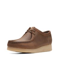 Clarks Padmora 女士系带牛津鞋 可机洗 Brown Smooth 5.5