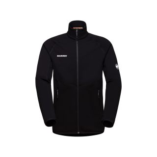 Mammut 猛犸象 Aconcagua ML 男士户外中层抓绒夹克,带拉链,黑色,M 码