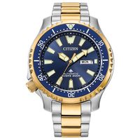 Citizen 日韩男手表光动能 潜水夜光 不锈钢 NY0154-51L
