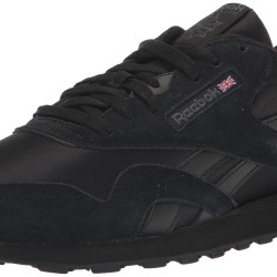 Reebok 锐步 男式 经典尼龙 lsd10 时尚运动鞋 系带 Classic Nylon Core BlackPure Grey 8