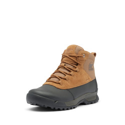 SOREL 男式 Buxton Lite Lace Plus 防水靴, 麋鹿/黑色
