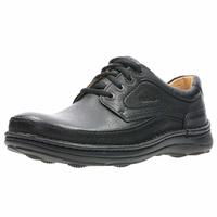 Clarks 其乐 男式 Nature Three Derby 鞋, 黑色