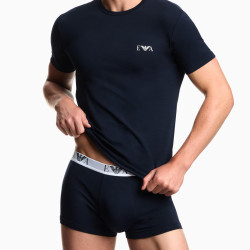 Emporio Armani 安普里奥·阿玛尼 男式 2 件装圆领 T 恤, Armani 蓝色/阿玛尼 蓝色